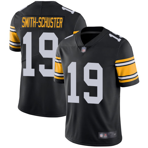 Men Pittsburgh Steelers Football 19 Limited Black JuJu Smith Schuster Alternate Vapor Untouchable Nike NFL Jersey